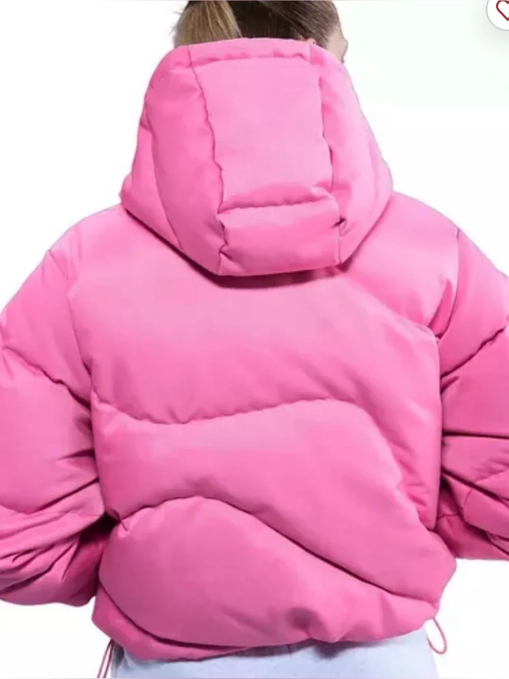 Nike Sportswear Swoosh Series Therma-Fit Down Puffer Jacket Barbie Pink SZ S NWT